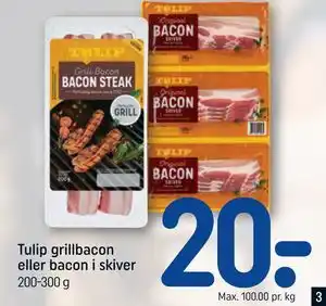 Tulip grillbacon eller bacon i skiver