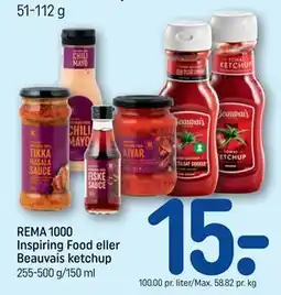 REMA 1000 REMA 1000 Inspiring Food eller Beauvais ketchup tilbud