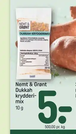 REMA 1000 Nemt & Grønt Dukkah krydderimix tilbud