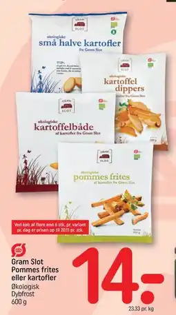 REMA 1000 Gram Slot Pommes frites eller kartofler tilbud