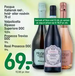 REMA 1000 Pasqua Italiensk rød-, hvid- eller rosévin tilbud