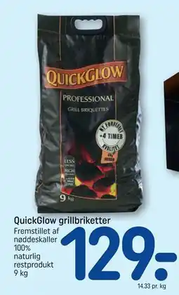 REMA 1000 QuickGlow grillbriketter tilbud