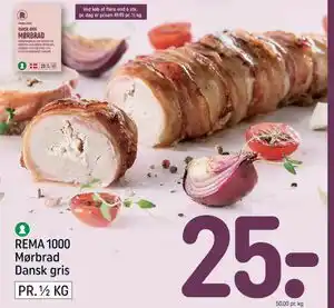 REMA 1000 Mørbrad Dansk gris