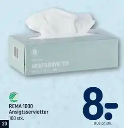 REMA 1000 REMA 1000 Ansigtsservietter tilbud