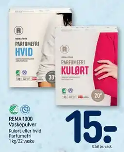 REMA 1000 REMA 1000 Vaskepulver tilbud