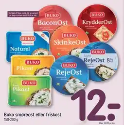 REMA 1000 Buko smøreost eller friskost tilbud