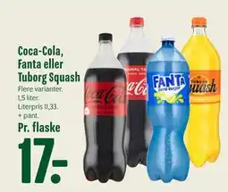 Min Købmand Coca-Cola, Fanta eller Tuborg Squash tilbud