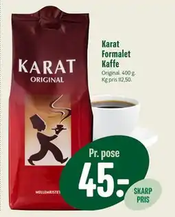 Min Købmand Karat Formalet Kaffe tilbud
