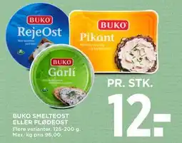 MENY BUKO SMELTEOST ELLER FLØDEOST tilbud