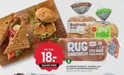 MENY KOHBERG RUGMILD, RUGBOLLER ELLER FULDKORNSSANDWICH tilbud