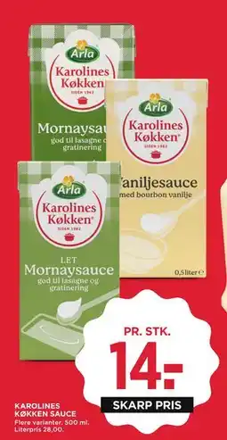 MENY KAROLINES KØKKEN SAUCE tilbud