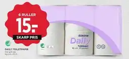MENY DAILY TOILETPAPIR tilbud