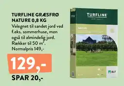 Plantorama TURFLINE GRÆSFRØ NATURE 0,8 KG tilbud