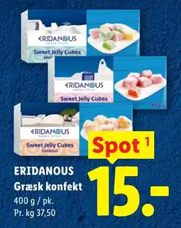 Lidl ERIDANOUS Græsk konfekt tilbud