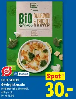 Lidl CHEF SELECT Økologisk gratin tilbud