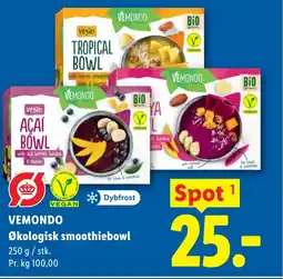 Lidl VEMONDO Økologisk smoothiebowl tilbud