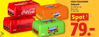 Lidl COCA-COLA/FANTA Sodavand tilbud