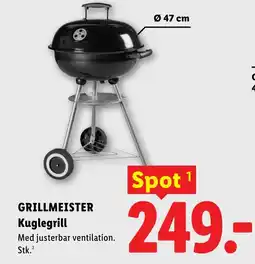 Lidl GRILLMEISTER Kuglegrill tilbud