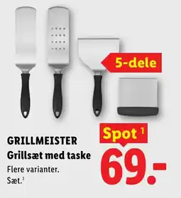 Lidl GRILLMEISTER Grillsæt med taske tilbud