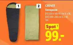 Lidl CRIVIT Sovepose tilbud