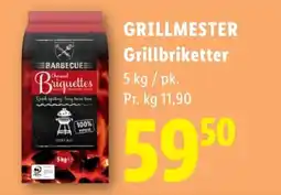 Lidl GRILLMESTER Grillbriketter tilbud