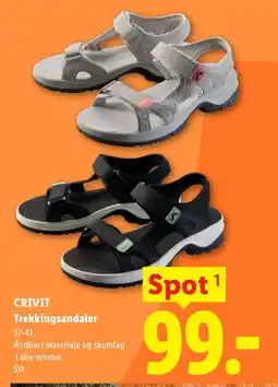 Lidl CRIVIT Trekkingsandaler tilbud