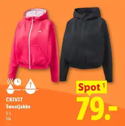 Lidl CRIVIT Sweatjakke tilbud