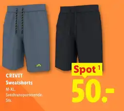 Lidl CRIVIT Sweatshorts tilbud