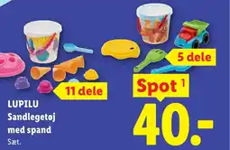 Lidl LUPILU Sandlegetøj med spand tilbud