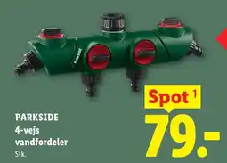 Lidl PARKSIDE 4-vejs vandfordeler tilbud