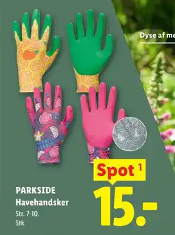 Lidl PARKSIDE Havehandsker tilbud