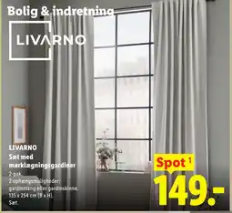Lidl LIVARNO Sæt med mørklægningsgardiner tilbud