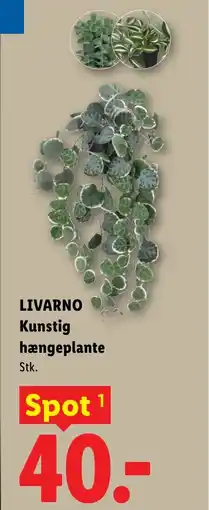 Lidl LIVARNO Kunstig hængeplante tilbud