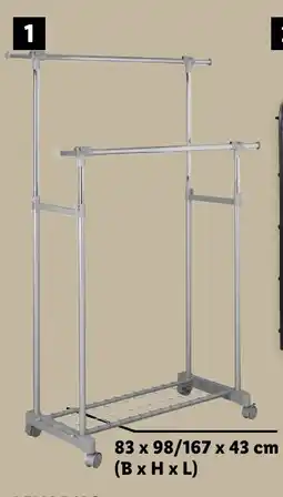 Lidl LIVARNO Tøjstativ tilbud