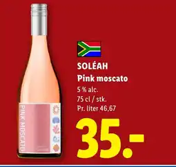 Lidl SOLÉAH Pink moscato tilbud