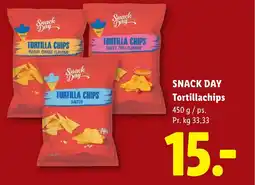Lidl SNACK DAY Tortillachips tilbud