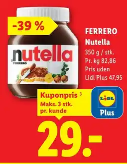 Lidl FERRERO Nutella tilbud