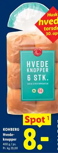 Lidl KOHBERG Hvede- knopper tilbud