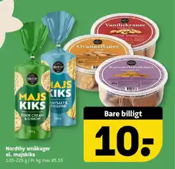 Løvbjerg Nordthy småkager el. majskiks tilbud