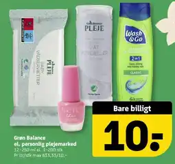 Løvbjerg Grøn Balance el. personlig plejemarked tilbud