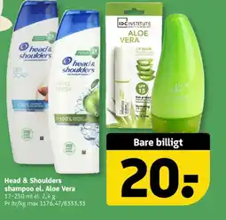 Løvbjerg Head & Shoulders shampoo el. Aloe Vera tilbud