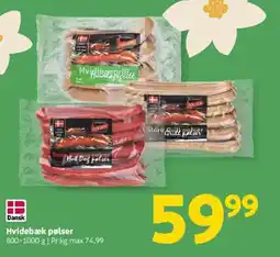 Løvbjerg Hvidebæk pølser tilbud