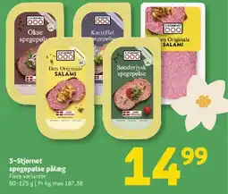 Løvbjerg 3-Stjernet spegepølse pålæg tilbud