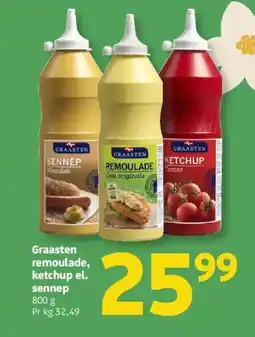 Løvbjerg Graasten remoulade, ketchup el. sennep tilbud