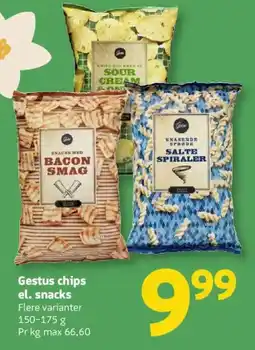 Løvbjerg Gestus chips el. snacks tilbud