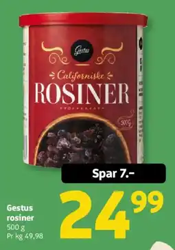 Løvbjerg Gestus rosiner tilbud