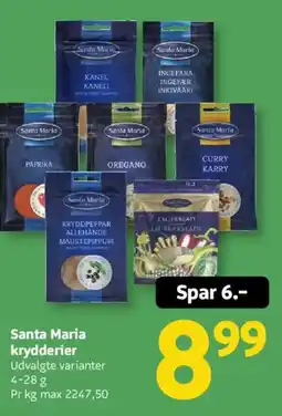 Løvbjerg Santa Maria krydderier tilbud