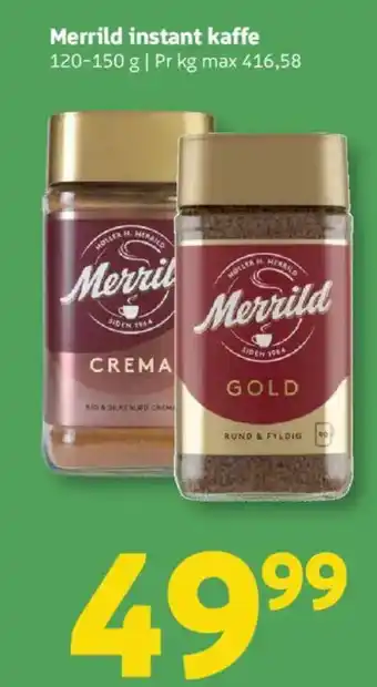 Merrild instant kaffe