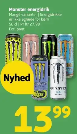Løvbjerg Monster energidrik tilbud