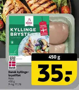 Løvbjerg Rose Dansk kyllinge- brystfilet tilbud